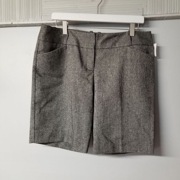 The Limited size 12 Womens Trouser shorts Workwear Slacks Tweed - Picture 6 of 10